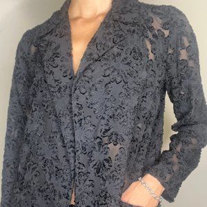 Zara~ Black lace coord set